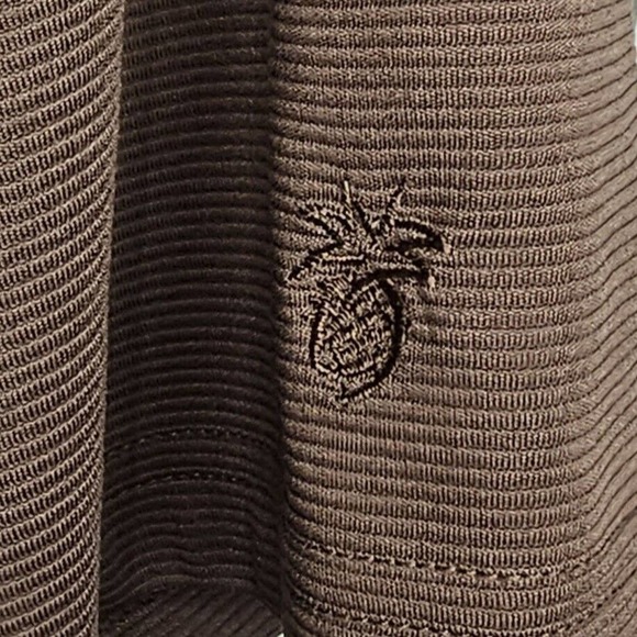 Cubavera Pullover Knit Short Sleeve Polo Shirt Size 2XL Brown - Picture 5 of 5